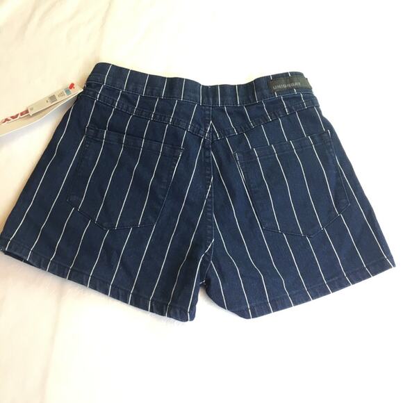 Unionbay Chloe Striped Shorts Blue White Juniors 5 - Picture 11 of 16